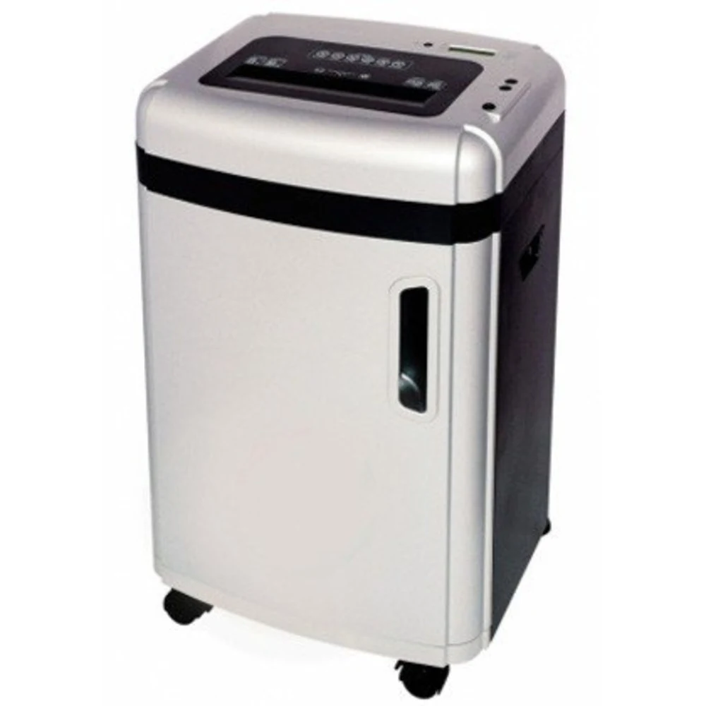 Шредер Office Kit S230 2x15 (секр.P-5) фрагменты 17 лист. 35 л, скрепки/скобы/пл.карты/CD