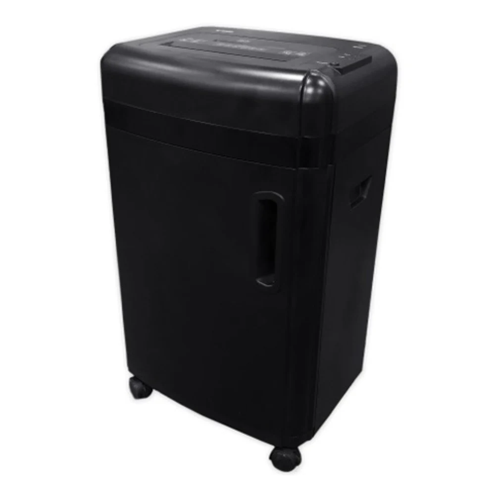 Шредер Office Kit S180 (0,8x1) черный (секр.P-7) фрагменты 5лист. 32лтр. пл.карты CD