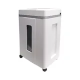 Шредер Office Kit S200TSCD 0,8x1 белый (секр.P-7) фрагменты 6лист. 25лтр. скобы пл.карты CD