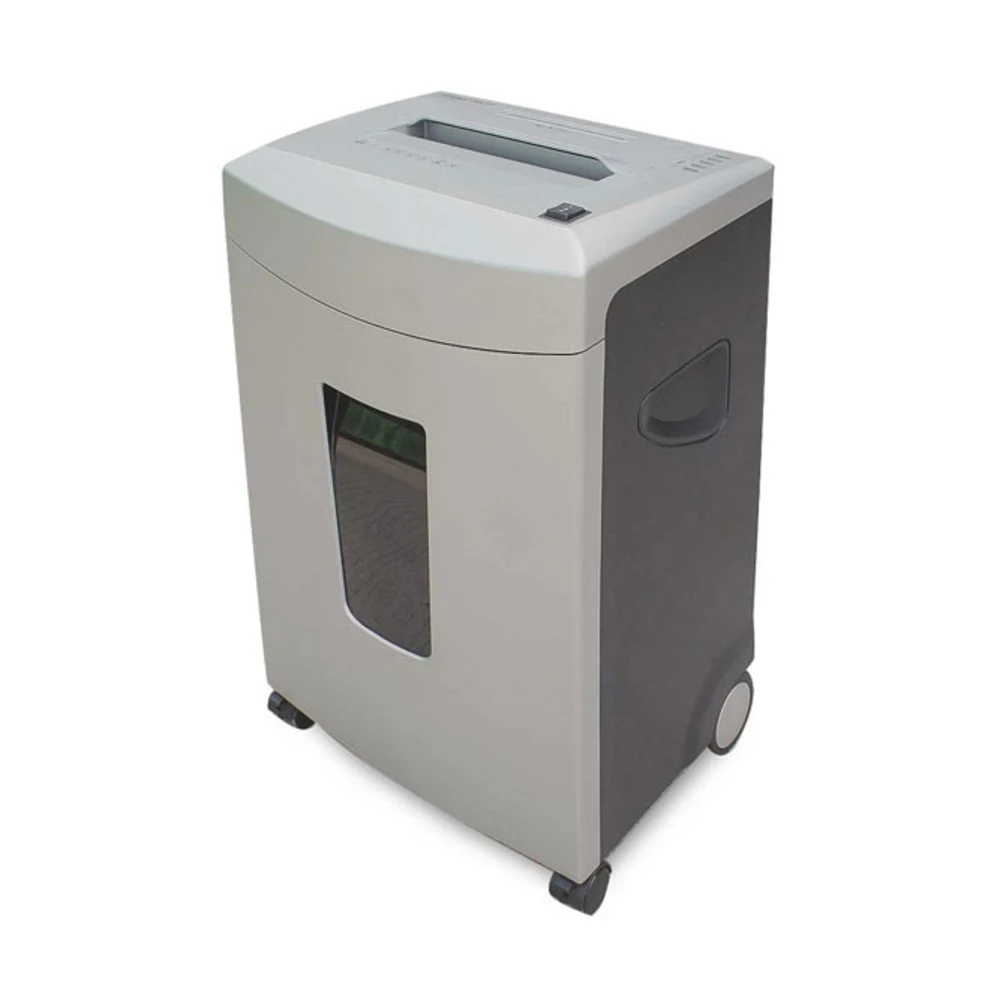 Шредер Office Kit S220 3,9 (DIN P-2 O-1 T-2 E-2) полоса 3,9мм, 25 листов, 32 литра, Уничт. скобы, скрепки, пл.карты, CD