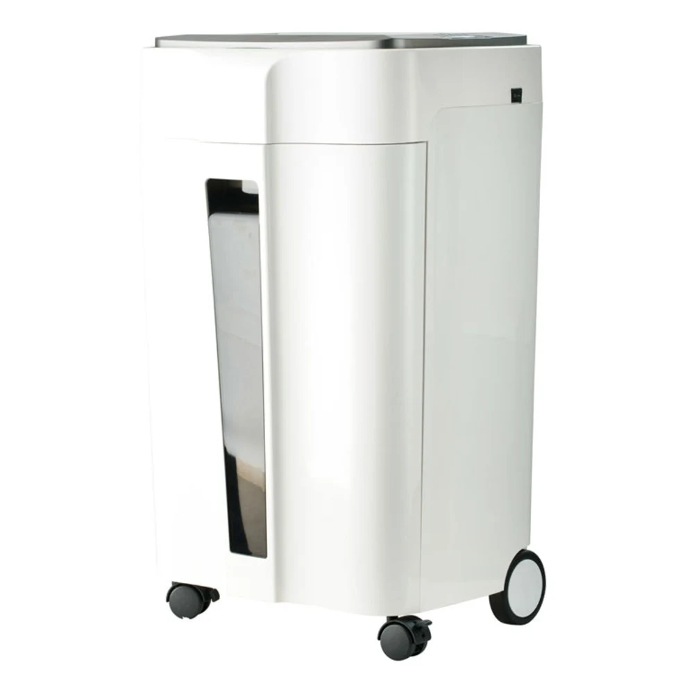 Шредер Office Kit S240 3,9x25 (DIN P-4 O-1 T-4 E-3) фрагмент 3,9x25мм,22 листов,40 литров,Уничт.скобы,скрепки,пл.карты,CD