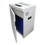 Шредер Office Kit S500 белый (секр.P-5) фрагменты 17лист. 50лтр. скрепки скобы пл.карты CD