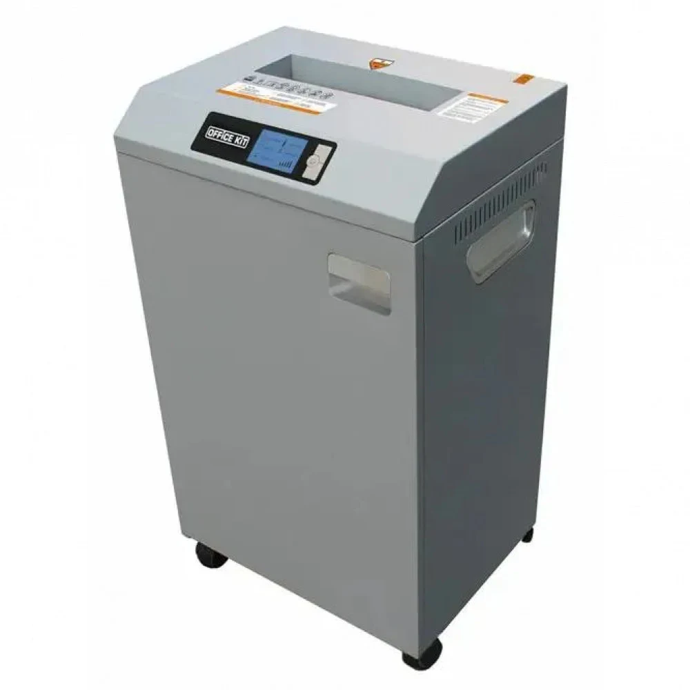 Шредер Office Kit S850 3.9х25 (секр.P-4) фрагменты 28лист. 85лтр. скрепки скобы пл.карты CD