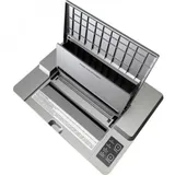 Шредер Office Kit SA200 (1,9х10) серый/черный с автоподачей (секр.P-5) фрагменты 200лист. 23лтр. пл.карты