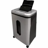 Шредер Office Kit SA250M 1,9x12 черный/серый с автоподачей (секр.P-5) фрагменты 250лист. 35лтр. скобы пл.карты