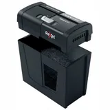 SHRp P-4 Rexel Secure X6 Шредер Поперечная резка, уровень секретности P-4. Размер фрагментов 4x40 мм. Корзина объемом 10 литров (вмещает 100 измельченных листов формата A4). Уничтожает до 6 листов ф
