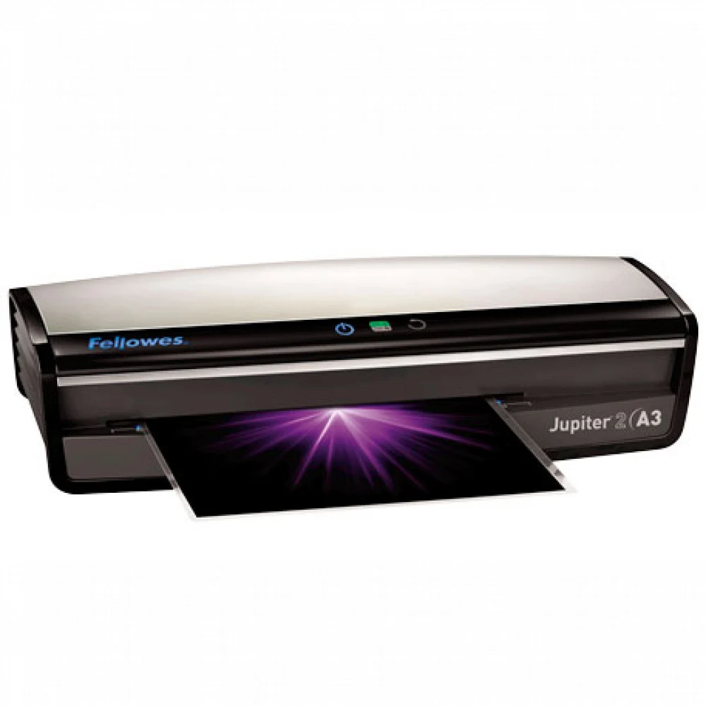 Fellowes Ламинатор Jupiter A3 FS-57484 {75-250 мкм, до 140 см/мин, нагрев 60 сек, AutoSense, APTS, 6 валов}