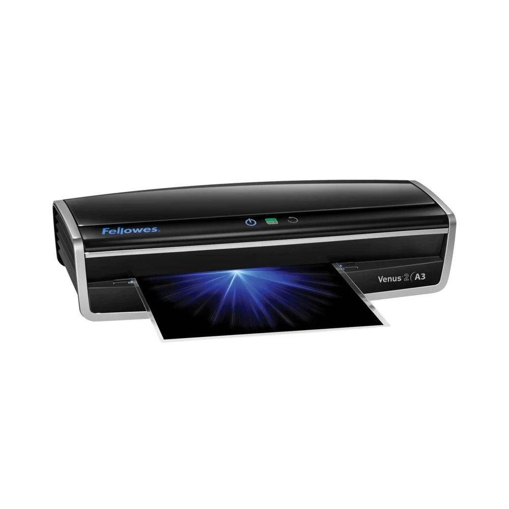 FS-57467 - Ламинатор Fellowes Venus A3, 75-250 мкм, до 218 см/мин, нагрев 30 сек, AutoSense,APTS,Clean Alert, 6 валов