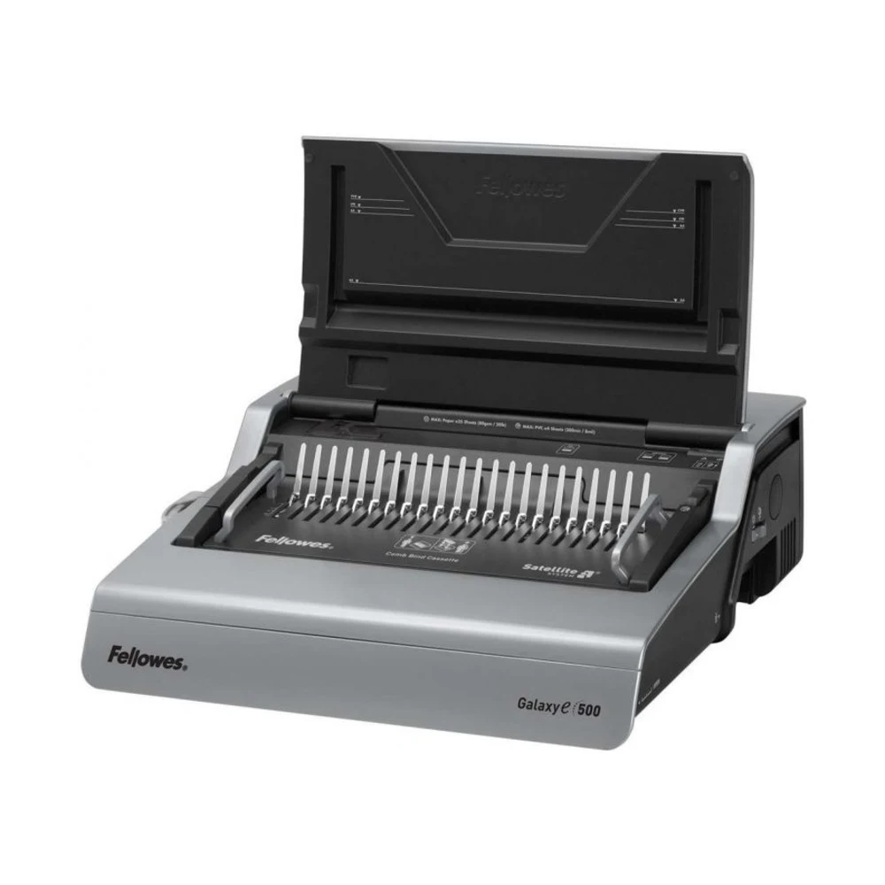 Fellowes Переплетчик GALAXY-E на пластиковую пружину, сшивает до 500 лст., перфорирует 28 лст., Satelite System™