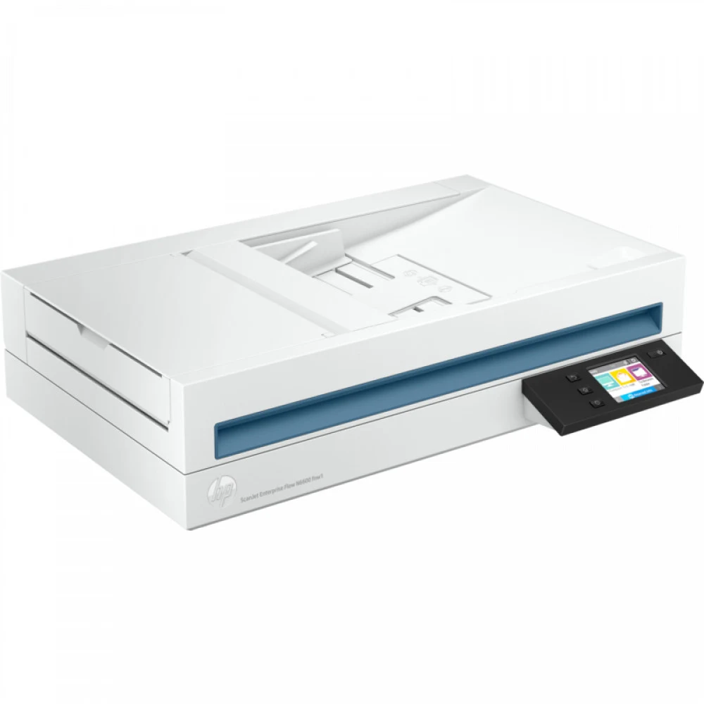 Сканер HP ScanJet Enterprise Flow N6600 fnw1 Network Scanner (CIS, A4, 600x1200 dpi, 24bit, ADF 100 sheets, Duplex, 50 ppm/100 ipm, USB 3.0, Ethernet 10/100/1000 Base-T, Wi-Fi Direct)