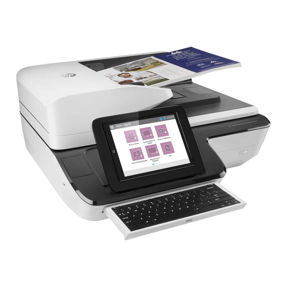 HP Scanjet Enterprise Flow N9120 fn2 Flatbed Scanner (A3,600x600 dpi,24 bit, USB ,ADF 200 sheets, 120ppm A4, Duplex, 1y warr, replace L2683B)