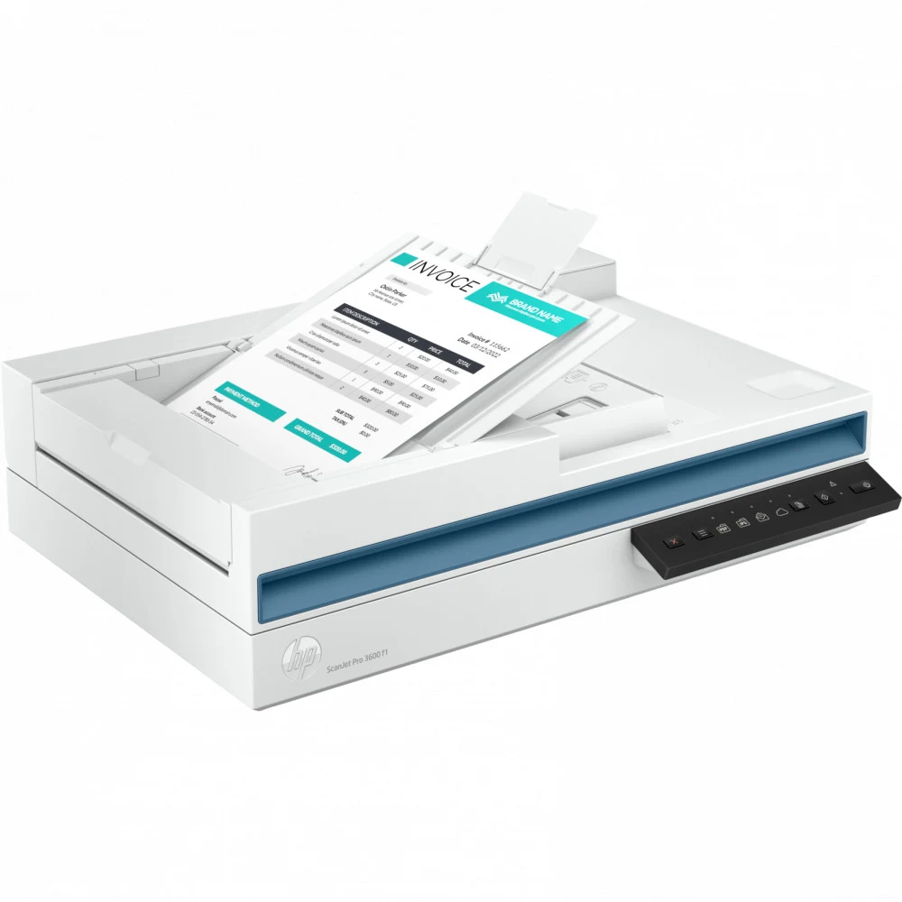 Сканер HP ScanJet Pro 3600 f1 (CIS, A4, 600x1200 dpi, 24bit, USB 3.0, ADF 60 sheets, Duplex, 30 ppm/60 ipm, replace SJ 3500 (L2741A))