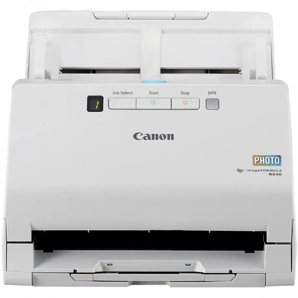 Сканер imageFORMULA RS40 (Photo, протяжный, цветной, двусторонний, ч/б 40стр./мин, цвет 30стр./мин, 40 фото/мин, DADF 60 листов (80 г/м), 600 dpi, USB2.0, A4)