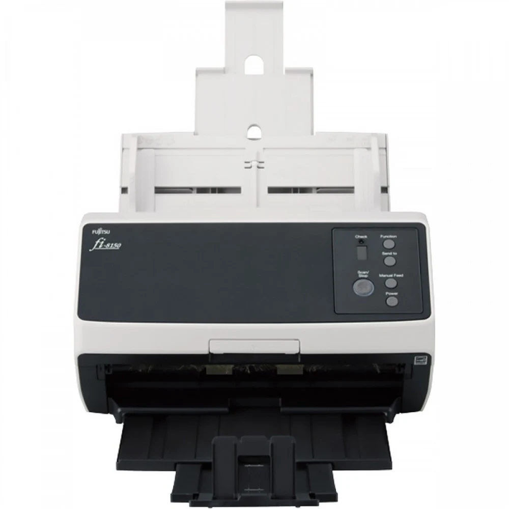 Ricoh(PFU) fi-8150 Документ сканер А4, двухсторонний, 50 стр/мин, автопод. 100 листов, USB 3.2, Gigabit Ethernet/ Ricoh(PFU) fi-8150, Document scanner, A4, duplex, 50 ppm, ADF 100, USB 3.2, Gigabit