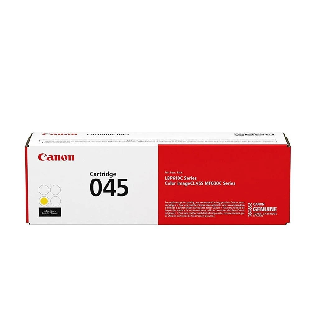 КартриджCanon/045Y/Лазерныйцветной/желтый Совместимость: Canon i-sensys: LBP611Cn / LBP613Cdw / MF631Cn / MF633Cdw / MF635Cx Тип: Картридж Ресурс (при 5% заполненности листа): 1300 страниц Цвет: Жел
