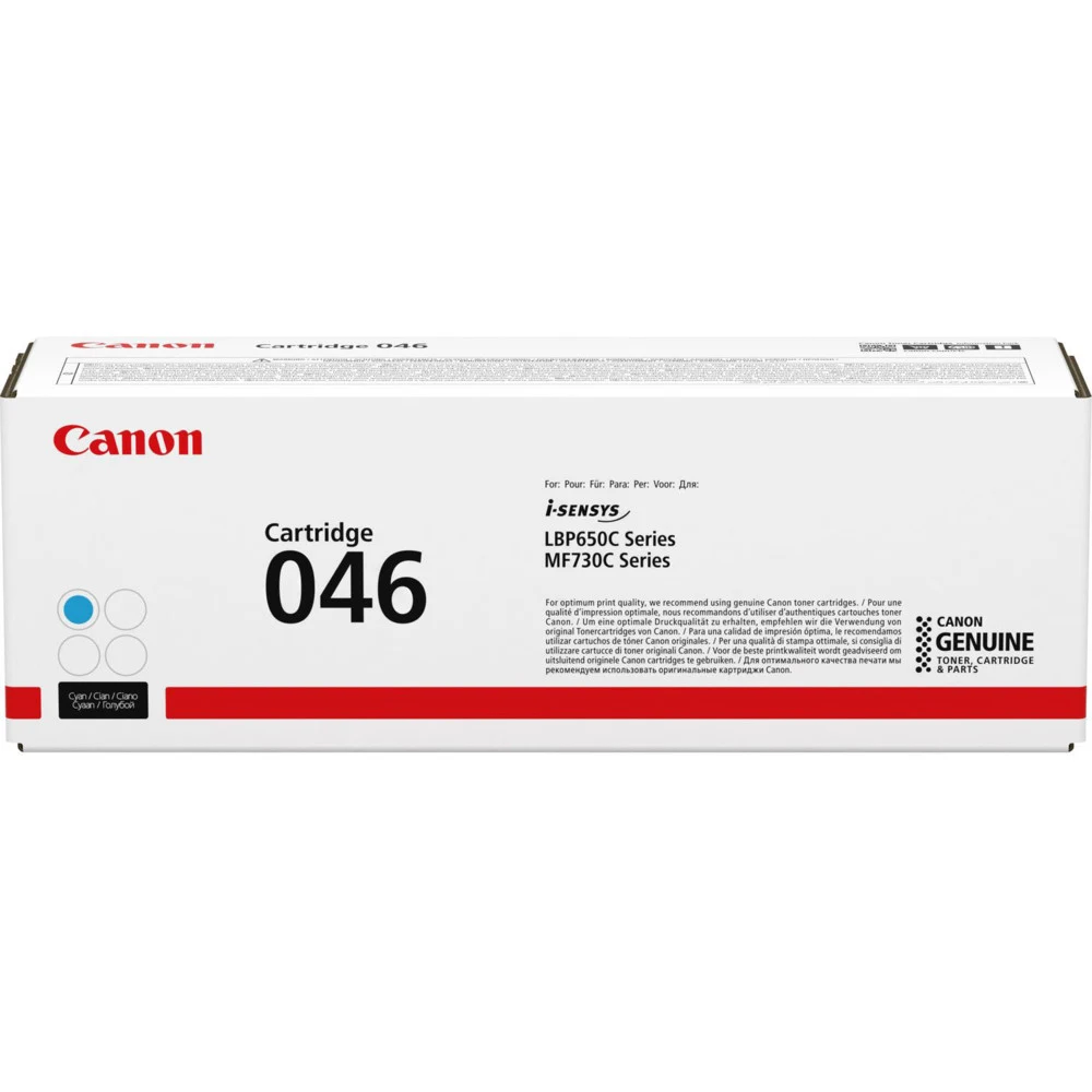 Картридж лазерный Canon 046C 1249C002 голубой бар.в компл. (2300стр.) для Canon i-SENSYS LBP650/MF730