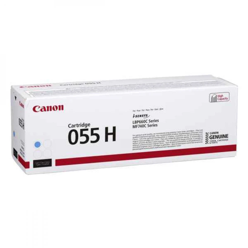 Картридж лазерный Canon 055HC 3019C002/004 голубой бар.в компл. (5900стр.) для Canon LBP663Cdw/LBP664Cx/MF746Cx/MF742Cdw/MF744Cdw
