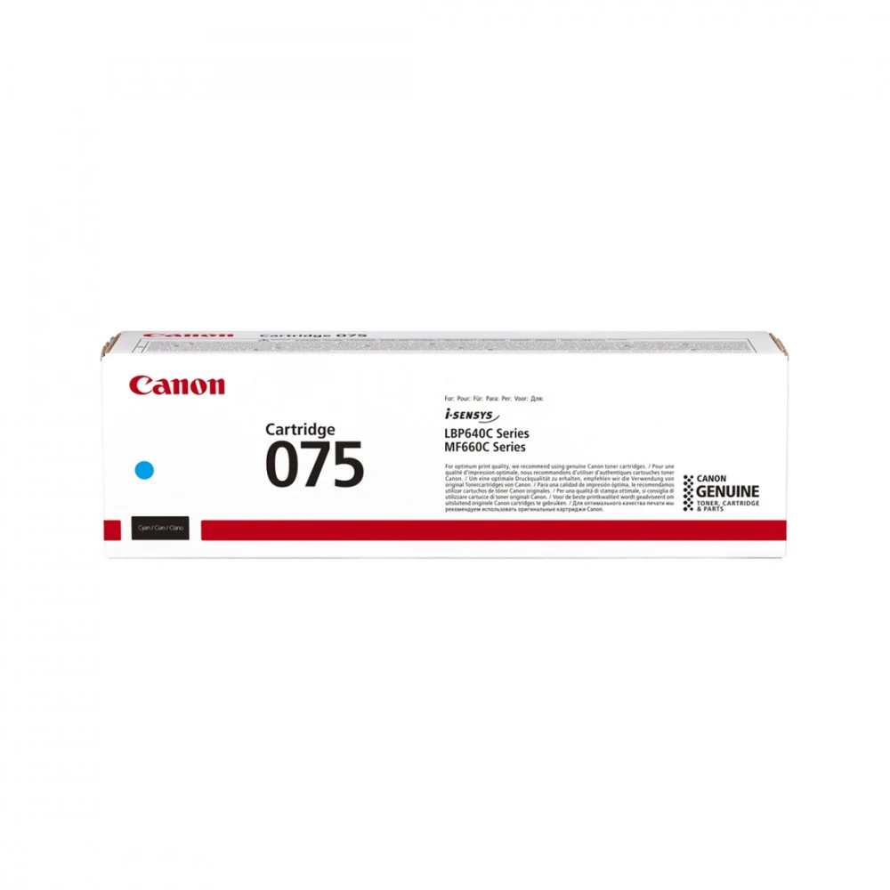 Картридж, Canon, CARTRIDGE 075 Cyan, 6364C002AA, для i-SENSYS LBP646Сdw/LBP647Cdw, MF664Cdw/MF667Cdw, 1 300 стр. (А4)