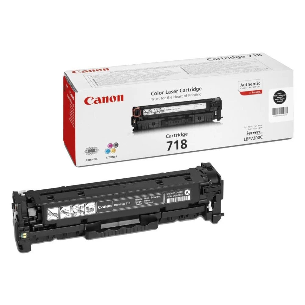 Картридж Canon 2662B002, 718 чёрный для LBP7200Cdn/MF8330Cdn/MF8350Cn/MF724Cdw/MF728Cdw/MF729Cx (2662B002)