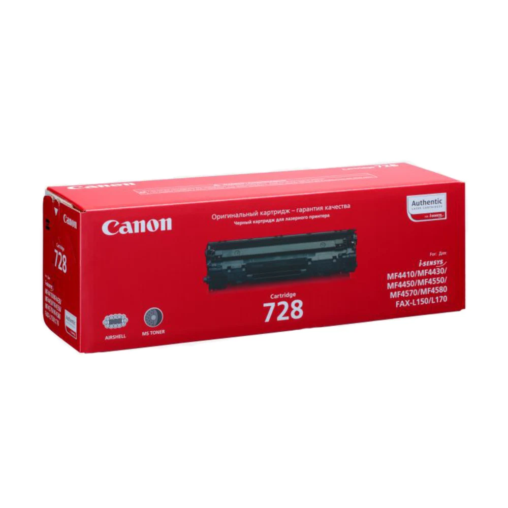 Картридж лазерный Canon 728 3500B010 черный (2100стр.) для Canon MF4410/4430/4450/4550/4570/4580/4580dn/FAX-L150/170