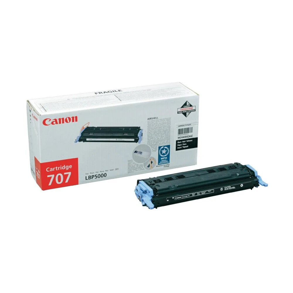Canon Cartridge 707Bk 9424A004 Картридж для Canon Laser Shot LBP5000, LBP5100 (2500 стр.) черный