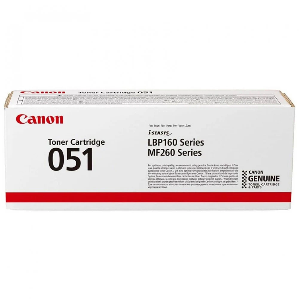 Картридж, Canon, LBP CARTRIDGE 051 Black, 2168C002AA, для i-SENSYS MF264dw/MF267dw/MF269dw, 1 700 стр. (A4)