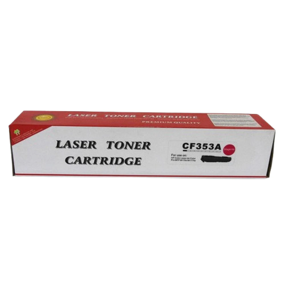 HP CF353A 130A Magenta Toner Cartridge for Color LaserJet Pro M176n/M177fw, up to 1000 pages.