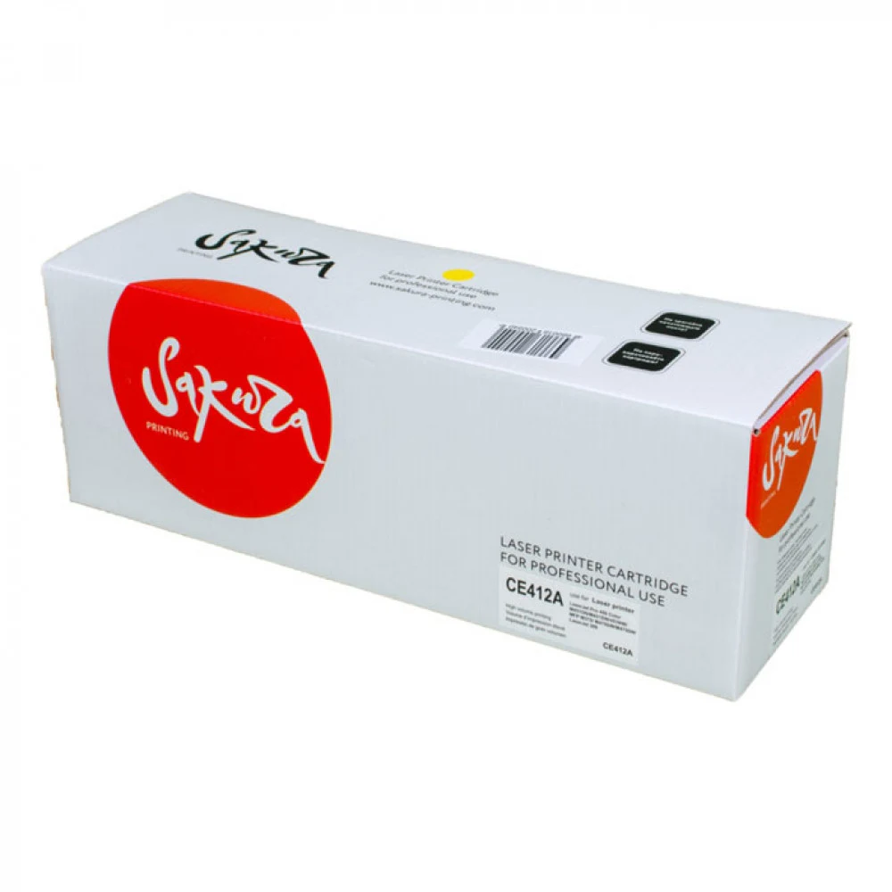 Cartridge HP/CE412A/Laser/yellow Цвет расходных материалов для печати: Желтый Технология печати: Лазерная Количество страниц (цветных): 2600 страниц Сноска на ресурс печати: Заявленный средний ресур