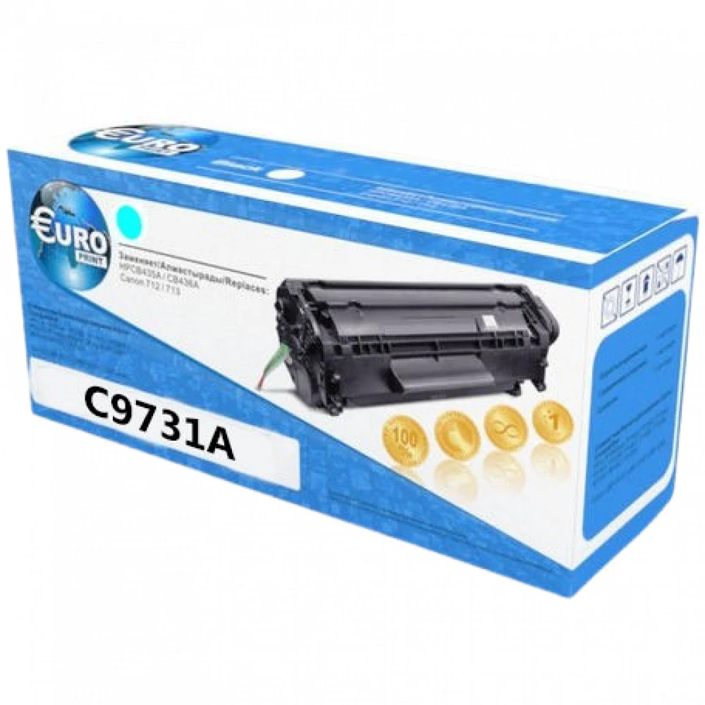 C9731A / C9731AC № 645А Картридж HP голубой для HP Color LJ 5500/ 5550 серии Cyan (12000стр.)