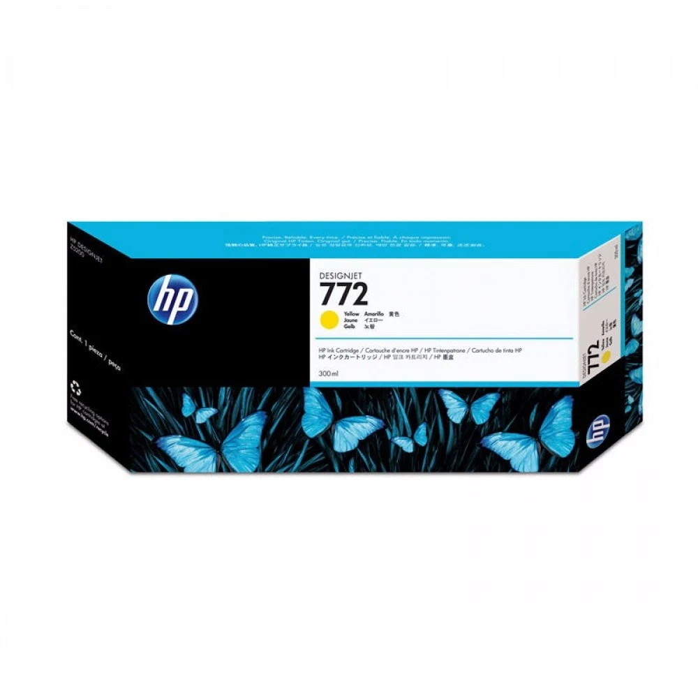 Картридж HP Europe/CN630A/Струйный широкоформатный/желтый/№772/300 мл/