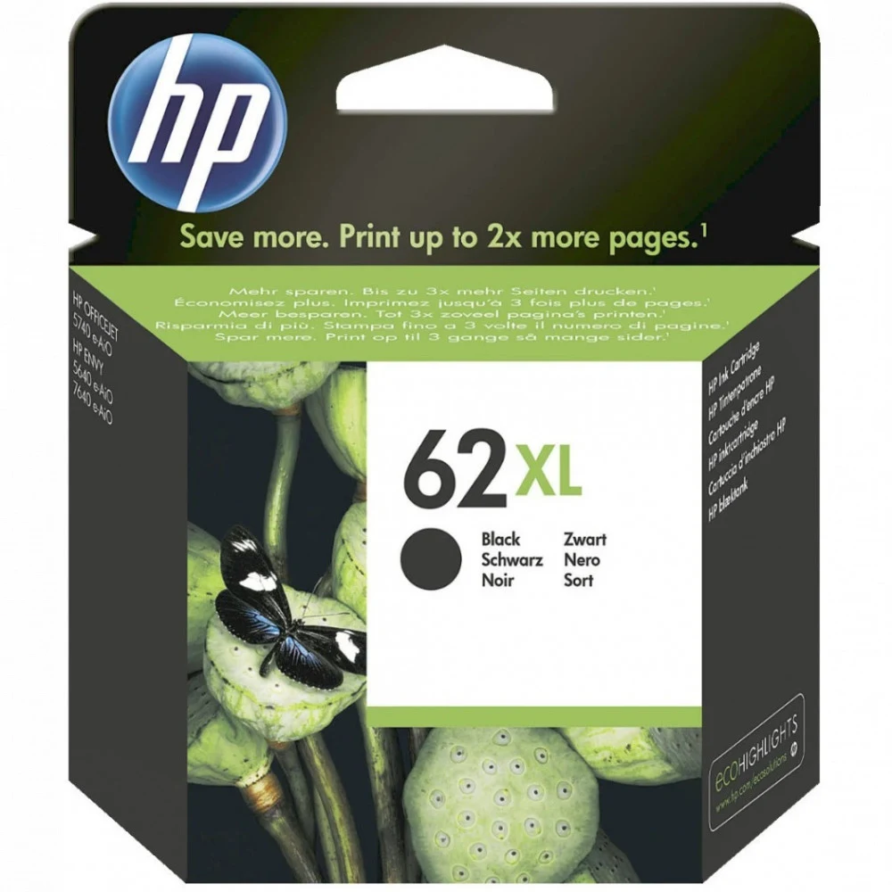 Картридж струйный HP 62XL C2P05AE черный печ.гол.в компл. (600стр.) для HP HP OfficeJet 200