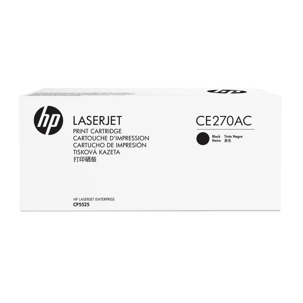 Картридж лазерный HP 650A CE270AC черный (13500стр.) для HP CLJ Ent CP5525/M750 (техн.упак)