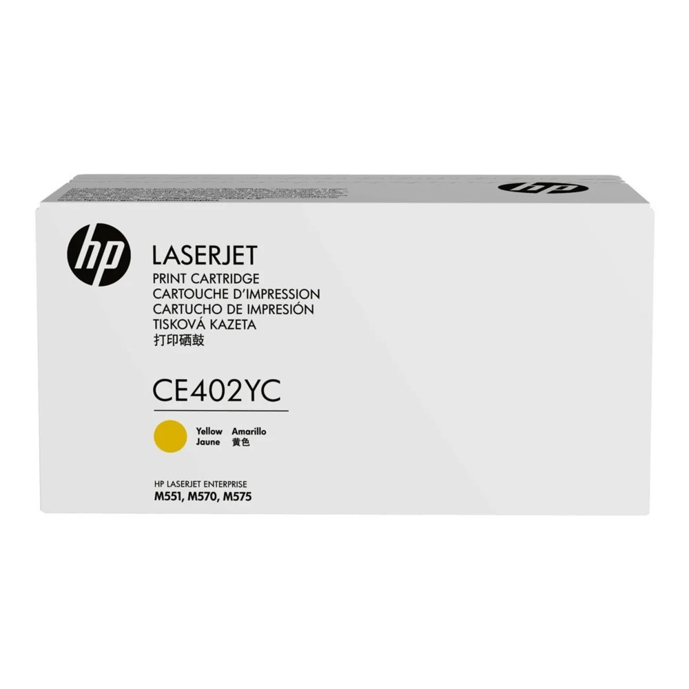 CE402YC / CE402A Картридж HP желтый для LaserJet Pro 500 M570, Enterprise 500 M551/575 7800c.