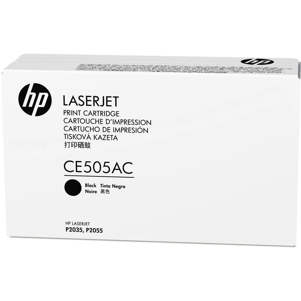 Cartridge HP/CE505AC/Лазерный/черный Тип Назначение для лазерных принтеров Тип картриджа картридж-тонер Особенности Ресурс картриджа, листов 2300 страниц Совместимость HP LaserJet P2035/P2035n/P2055