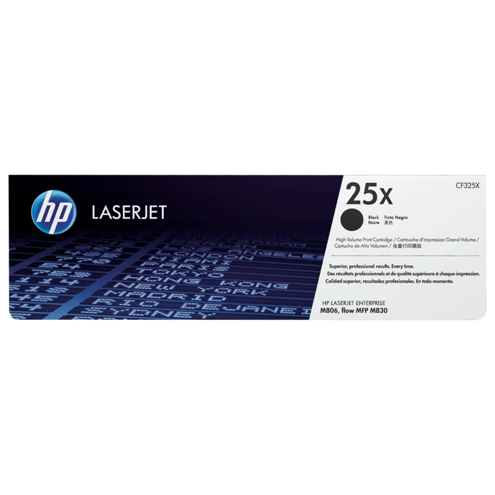 Cartridge HP 25X для HP LaserJet M830z/M806x+/M830z/M806dn/M806x (40000 стр.) (желтая упаковка)