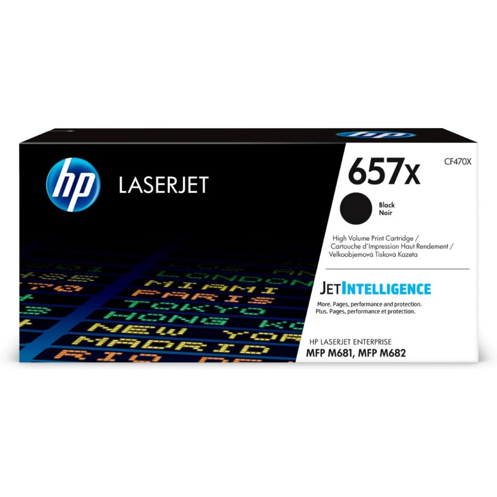 Картридж лазерный HP 657XC CF470XC черный (28000стр.) для HP CLJ Enterprise Flow M681z/682z/681f/681dh (техн.упак)