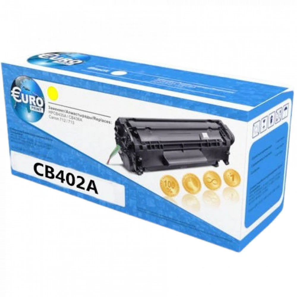 Картридж лазерный HP 642A CB402A желтый (7500стр.) для HP CLJ CP4005