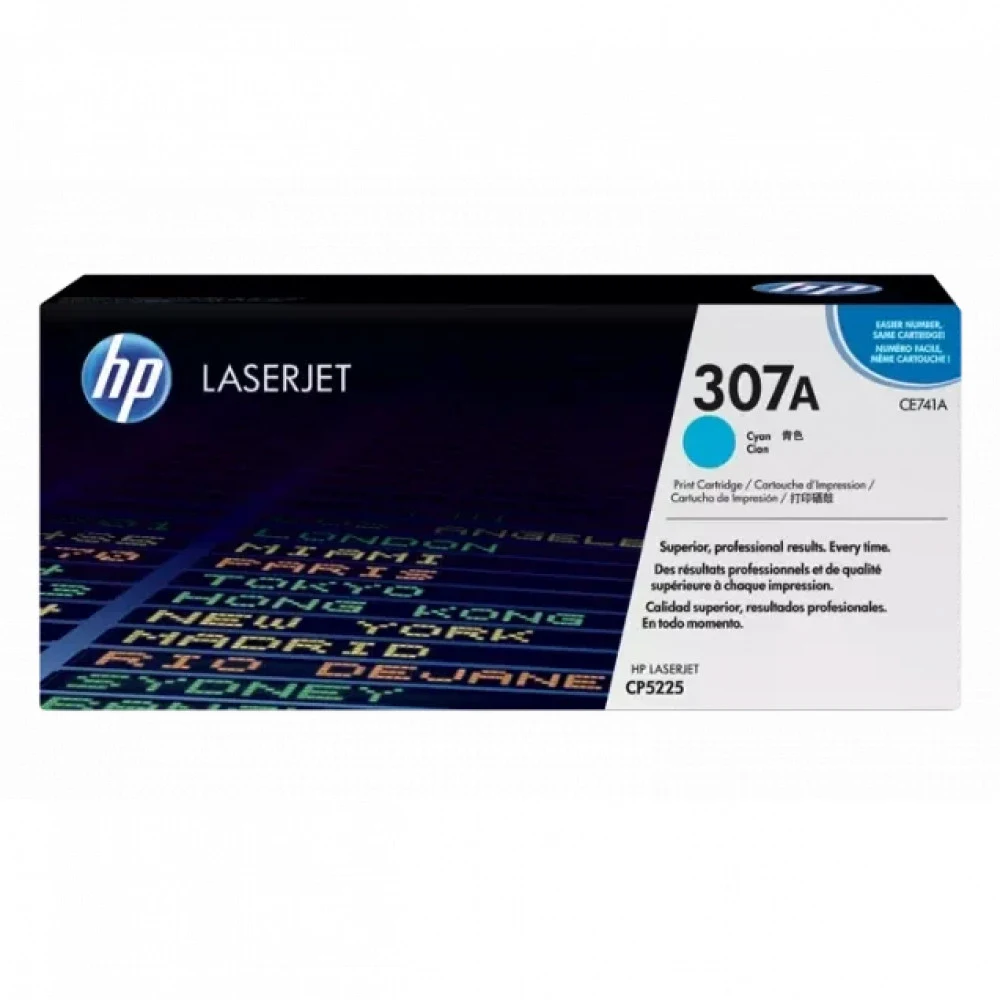 Картридж лазерный HP CE741A Cyan Print Cartridge for HP LaserJet CP5225, up to 7300