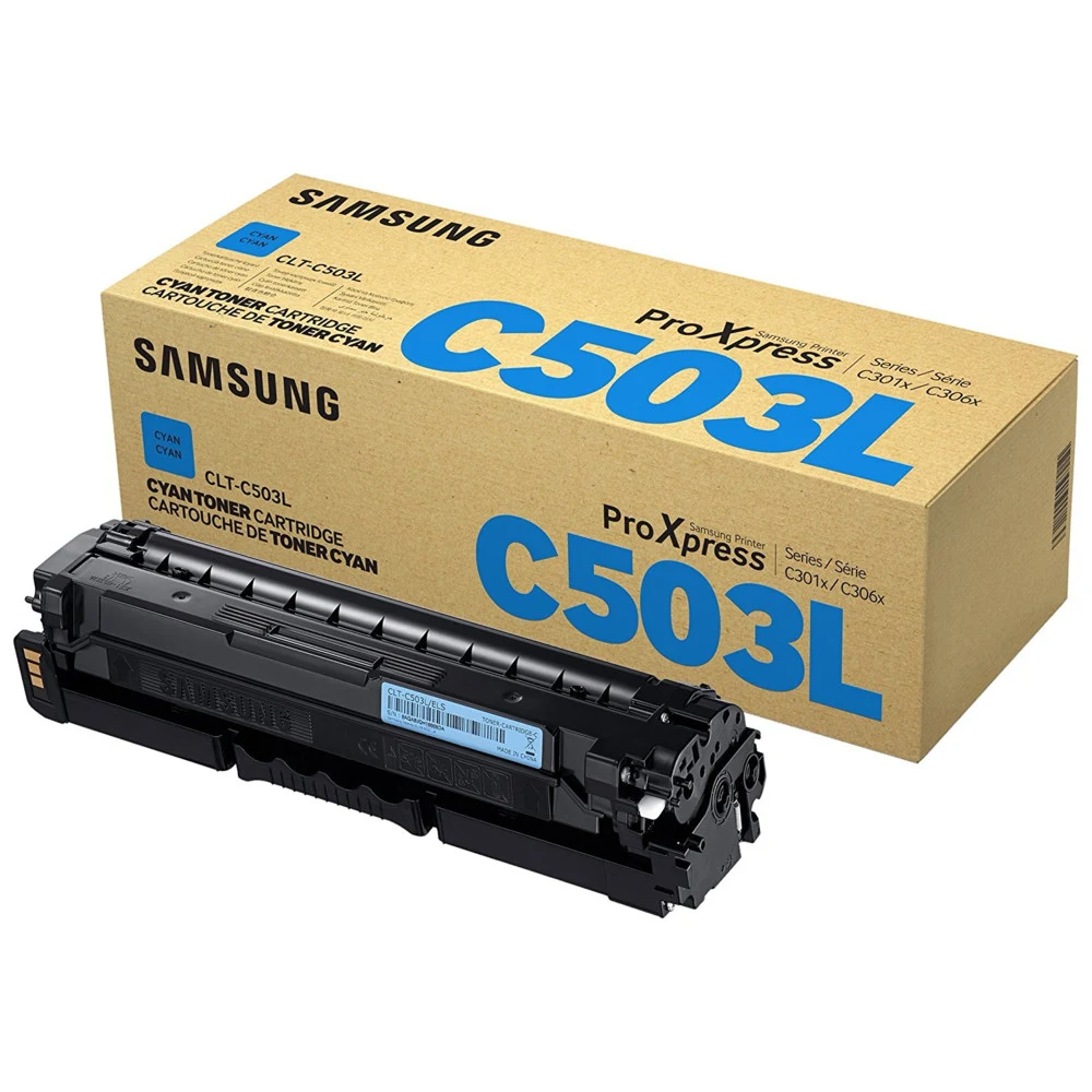 Картридж лазерный Samsung CLT-C503l SU016A голубой (5000стр.) для Samsung C3010/C3060