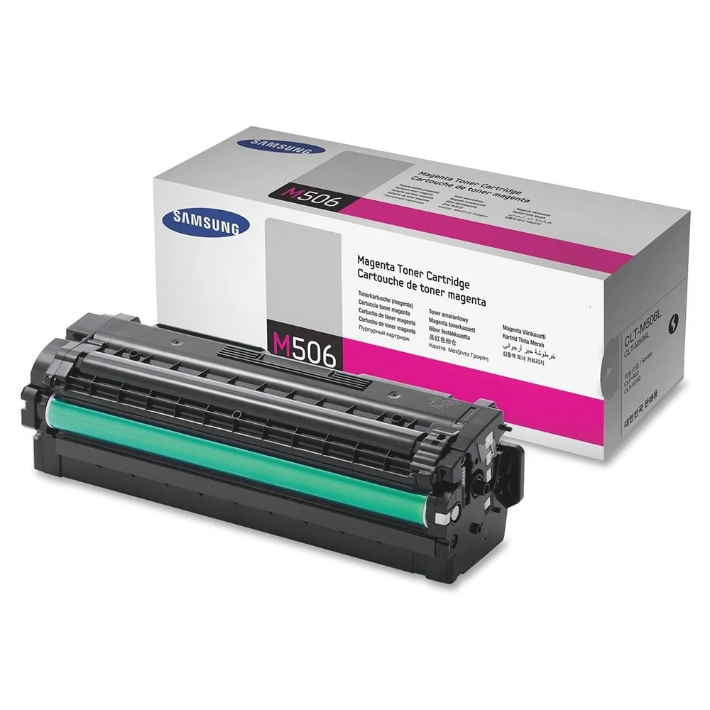 Картридж лазерный Samsung CLT-M506L SU307A пурпурный (3500стр.) для Samsung CLP-680/CLX-6260