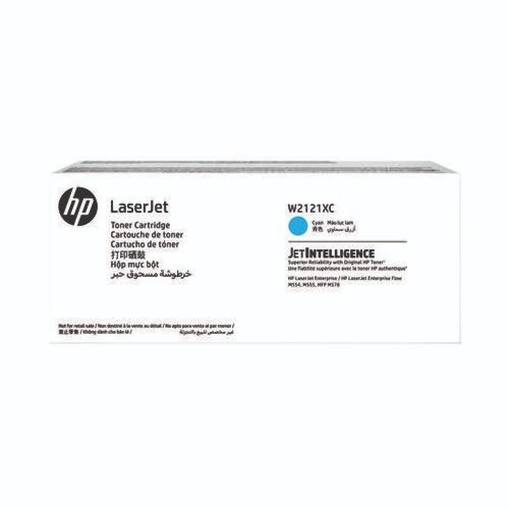 W2121XC Картридж HP №212X голубой для HP CLJ Enterprise M554dn/ M555dn/ M555x/ M578dn/ M578c (10000