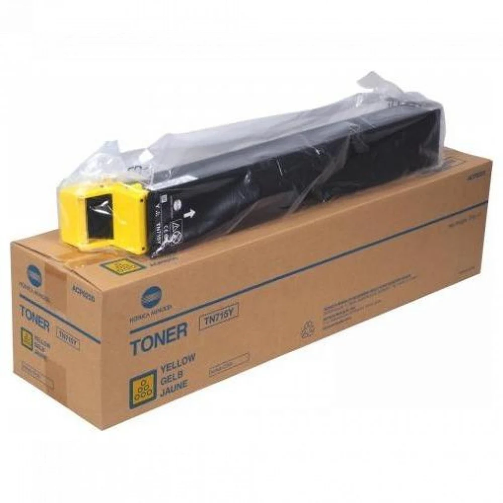 Konica Minolta toner cartridge TN-715Y yellow for bizhub C750i 45 000 pages