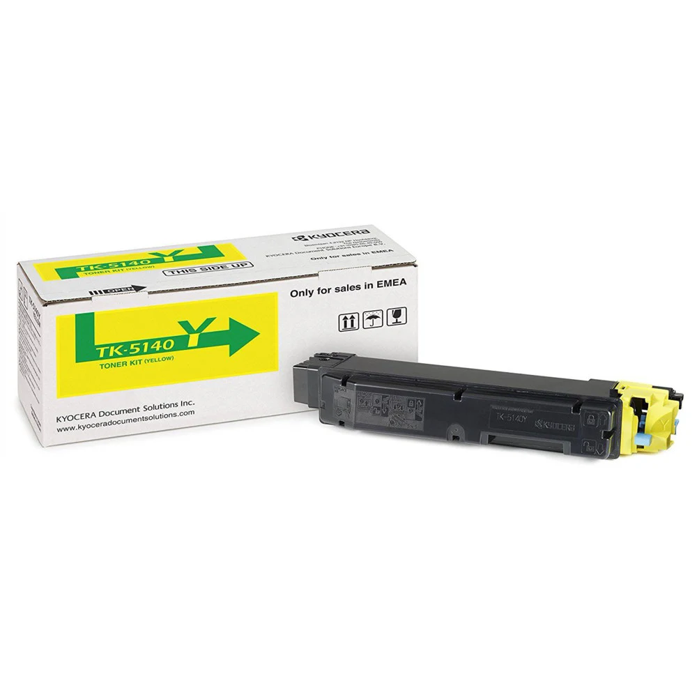 Картридж лазерный Kyocera TK-5140Y 1T02NRANL0 желтый (5000стр.) для Kyocera Ecosys M6030cdn/M6530cdn/P6130cdn