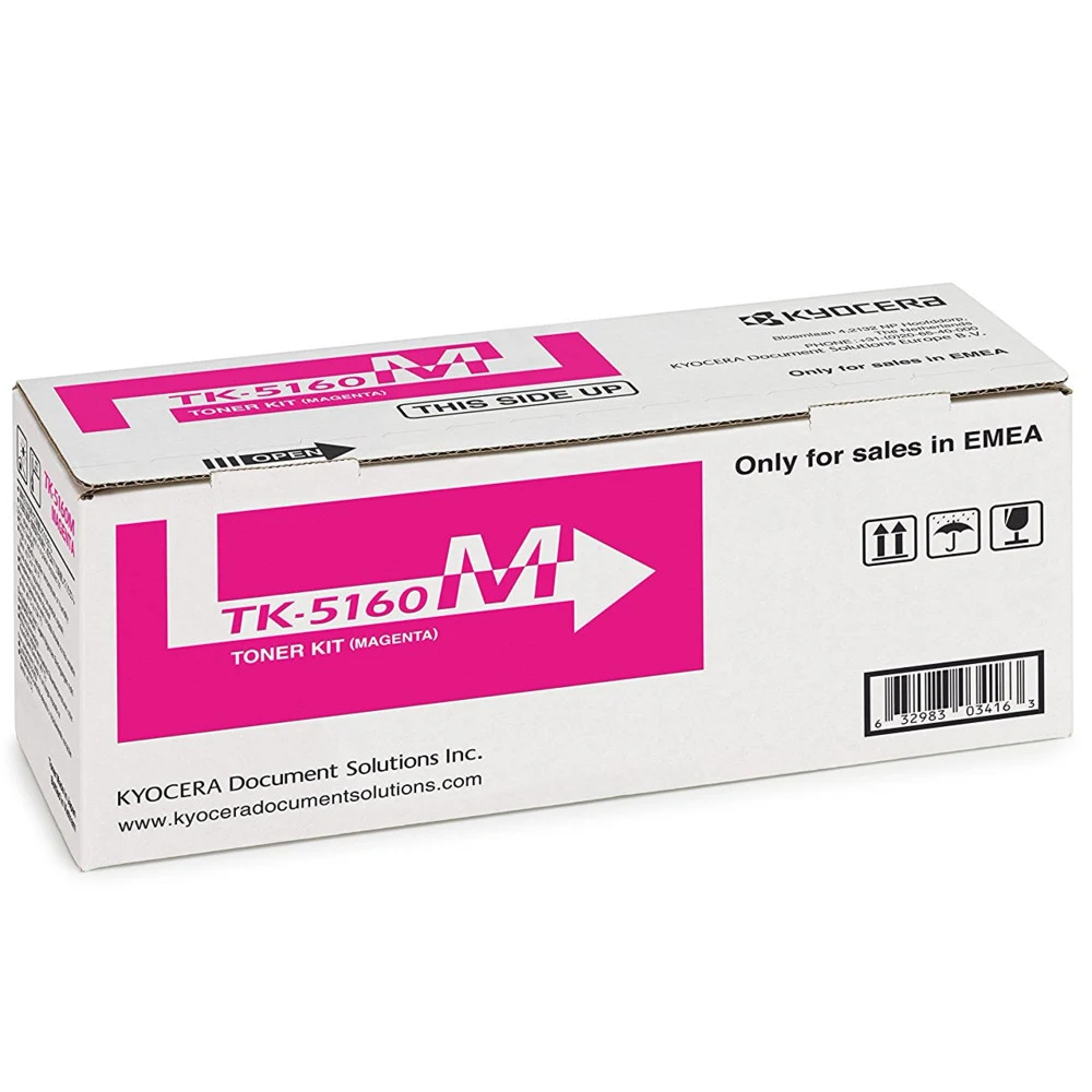 Картридж лазерный Kyocera TK-5160M 1T02NTBNL0 пурпурный (12000стр.) для Kyocera ECOSYS P7040cdn