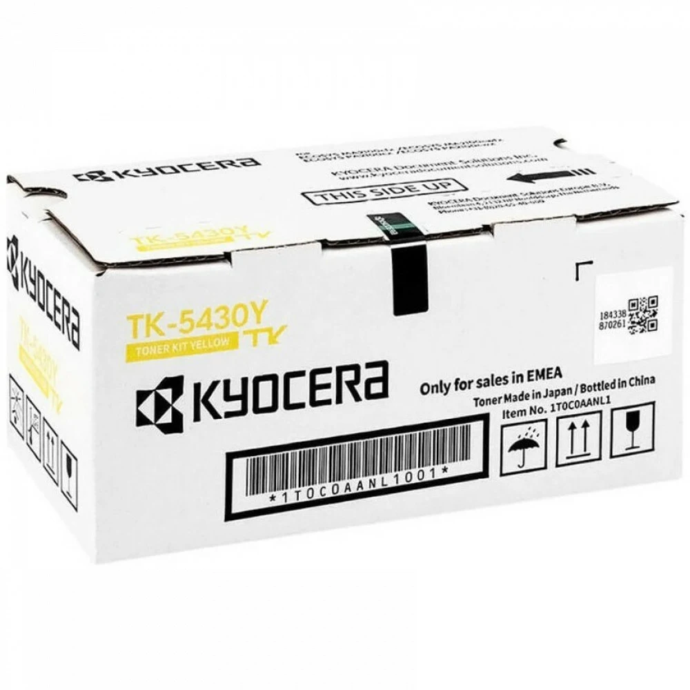 Тонер-картридж TK-5430Y 1 250 стр. Yellow для ECOSYS PA2100cx, ECOSYS PA2100cwx/ ECOSYS MA2100cfx, ECOSYS MA2100cwfx