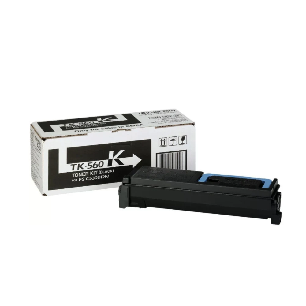 TK-560K 1T02HN0EU0 Тонер-картридж для Kyocera FS-C5300DN, FS-C5350DN, Black (12 000 стр.)