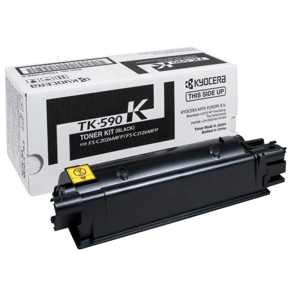 Картридж Kyocera Тонер-картридж TK-590K 7 000 стр. Black для FS-C2026MFP/C2126MFP/C2526MFP/C2626MFP/C5250DN, P6026CDN/P6526CDN