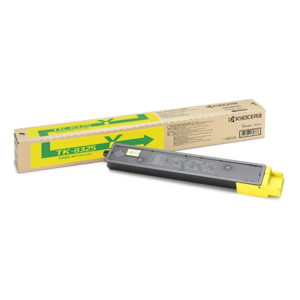 Картридж лазерный Kyocera TK-8325Y 1T02NPANL0 желтый (12000стр.) для Kyocera TASKalfa 2551ci