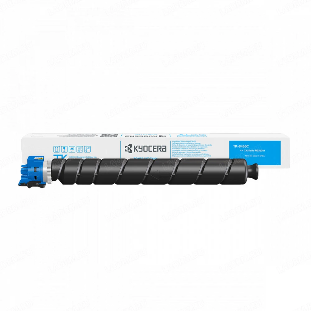 1T0C2LCNL0 - Тонер-картридж Kyocera TK-8465C синий для TASKalfa MZ3501ci, 20 000стр.