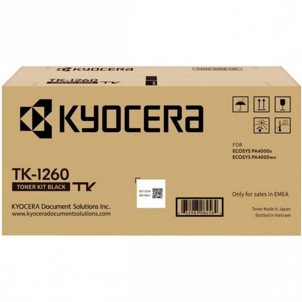 тонер-картридж Kyocera TK-1260/ Toner Cartridge Kyocera TK-1260 10000 pages for PA4000x/PA4000wx